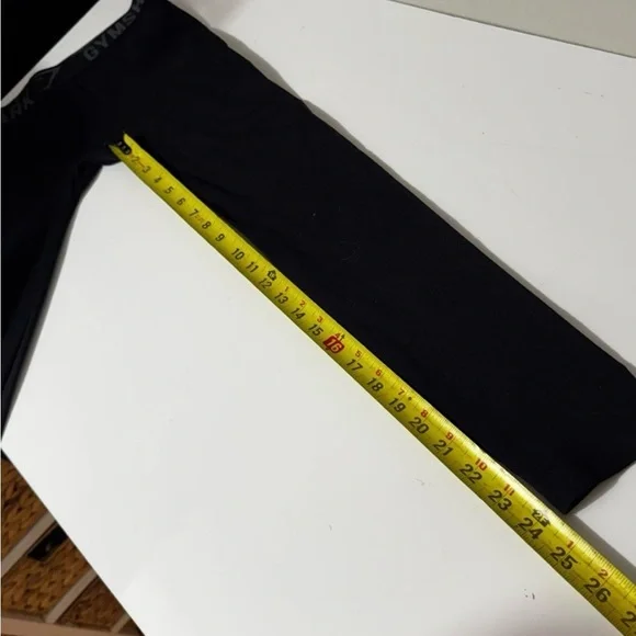 Gymshark black logo monogram waist women’s yoga active yoga Leggings - Picture 5 of 6